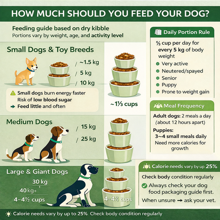 feeding chart for dogs how much should you feed dogs