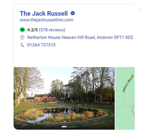 a andover pub dog friendly